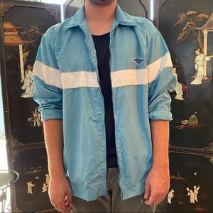 Vintage Light Blue Windbreaker